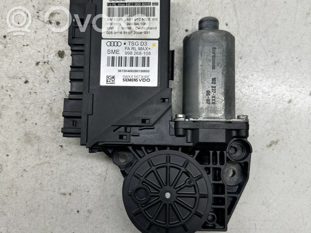 Audi A8 S8 D3 4E Front door window regulator motor 