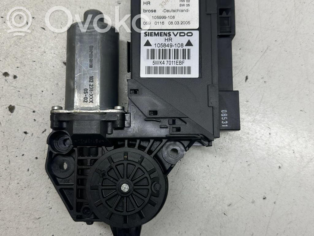 Audi A4 S4 B7 8E 8H Silniczek podnoszenia szyby drzwi tylnych 