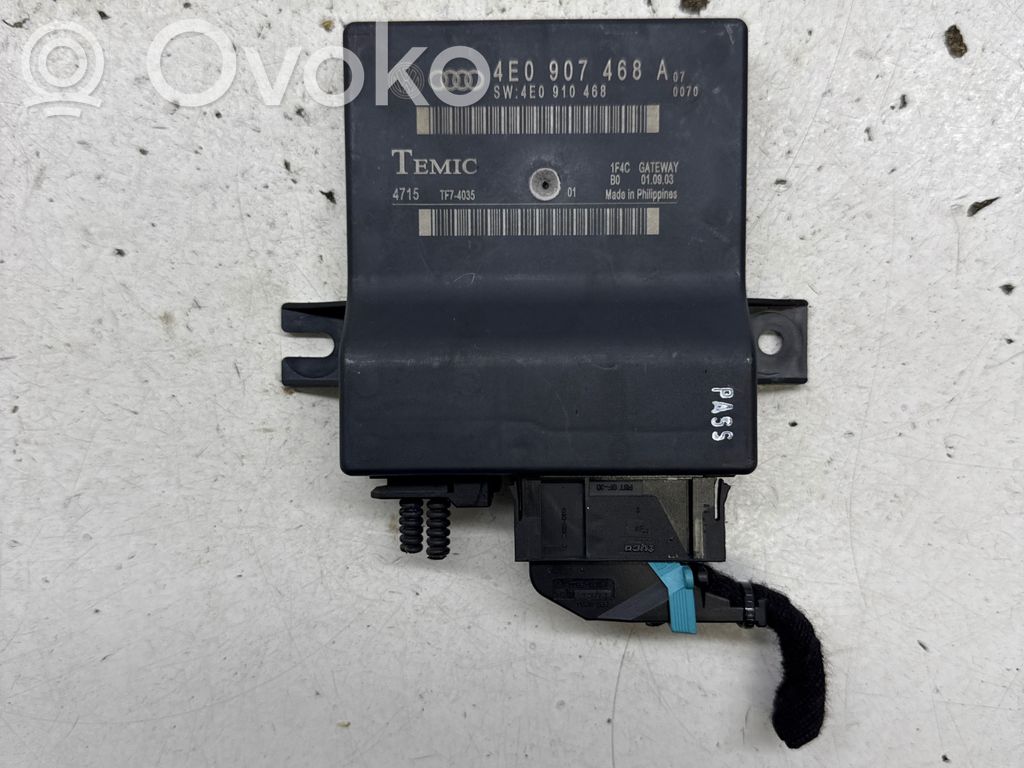 Autres unités de commande / modules   4E0907468A,4E0910468