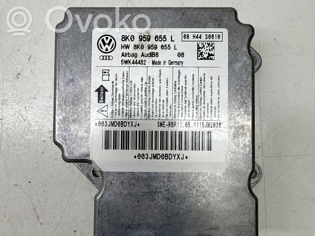 Audi A4 S4 B8 8K Sterownik / Moduł Airbag 