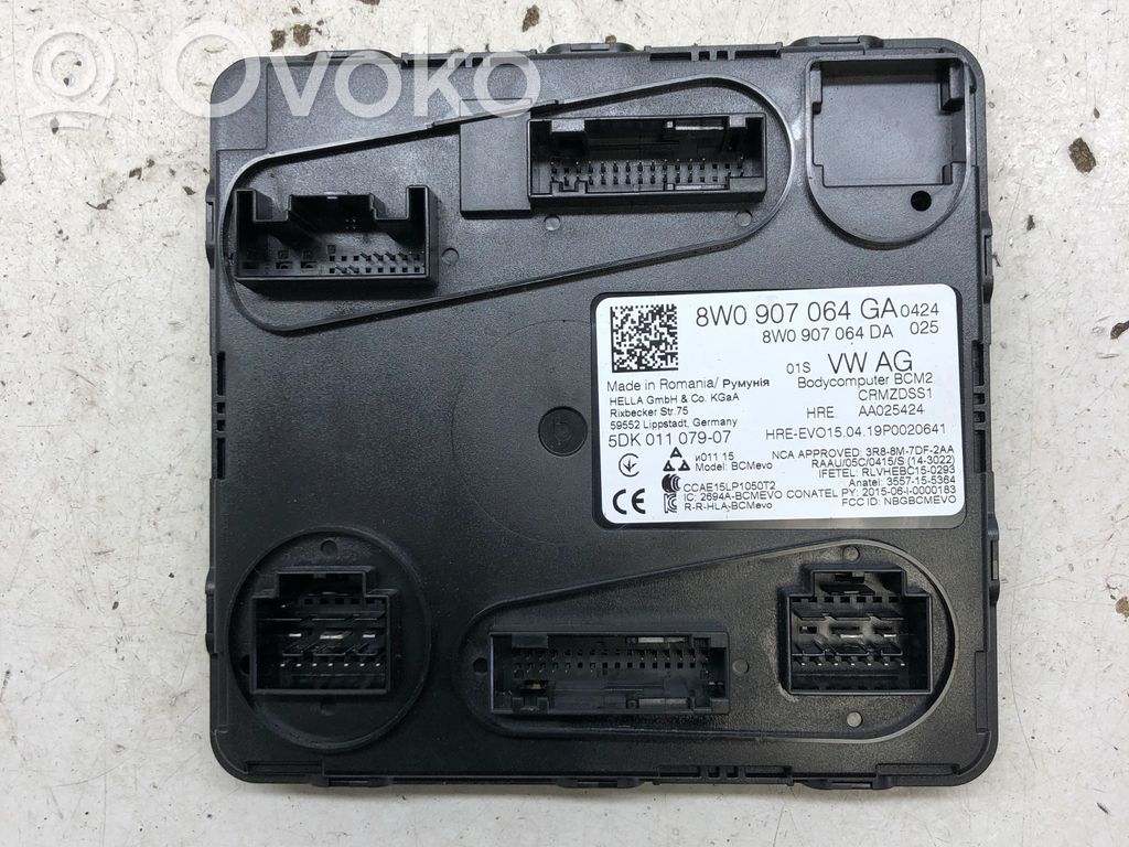 Audi A4 S4 B9 8W Module confort 