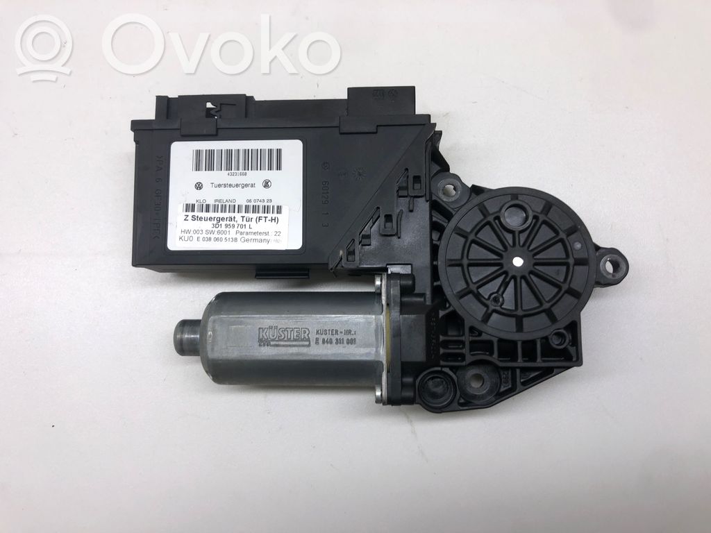 Volkswagen Phaeton Silnik regulatora szyby drzwi przednich 