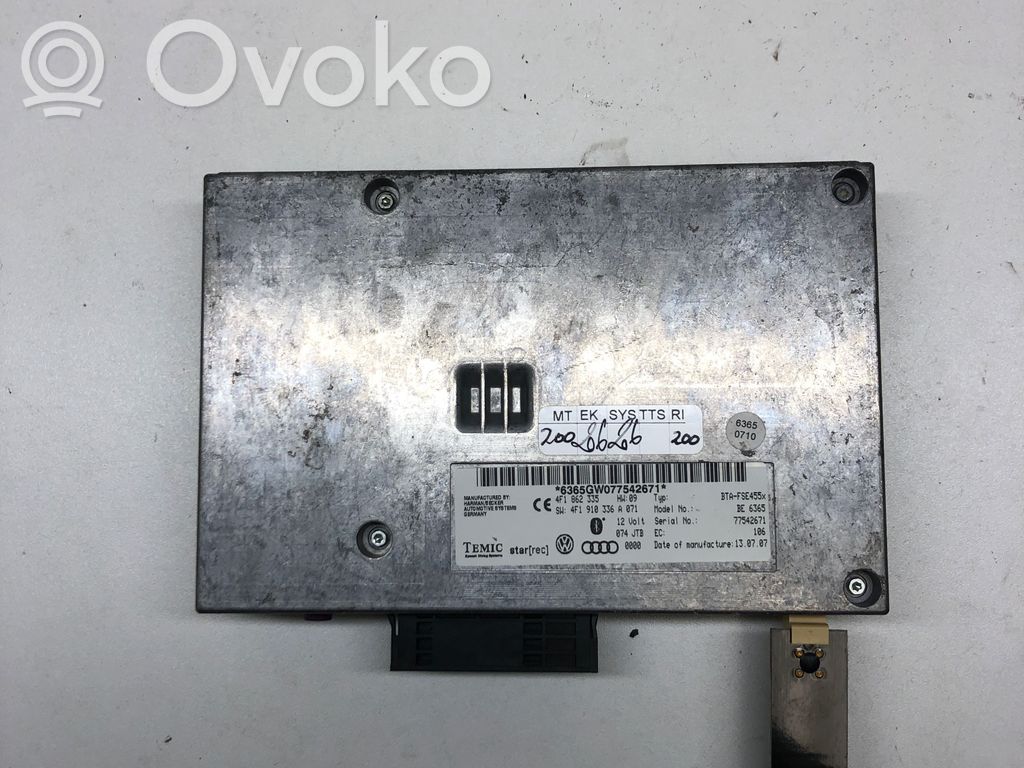 Audi A5 8T 8F Unidad de control/módulo de bluetooth 