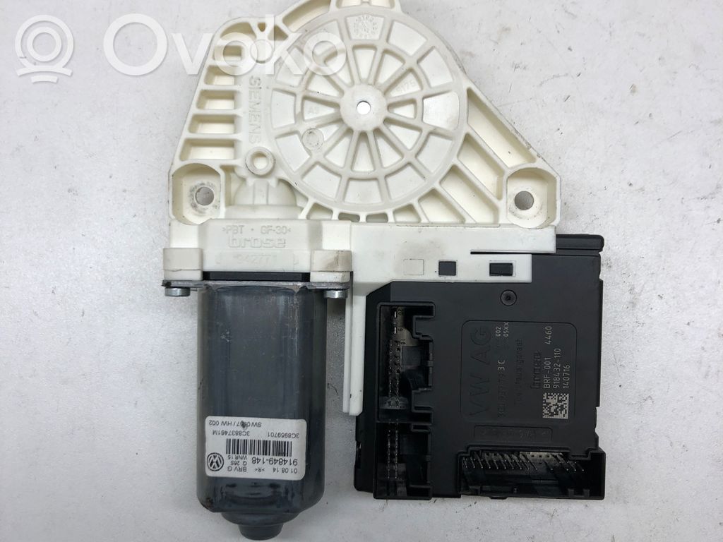 Volkswagen PASSAT CC Silnik regulatora szyby drzwi przednich 