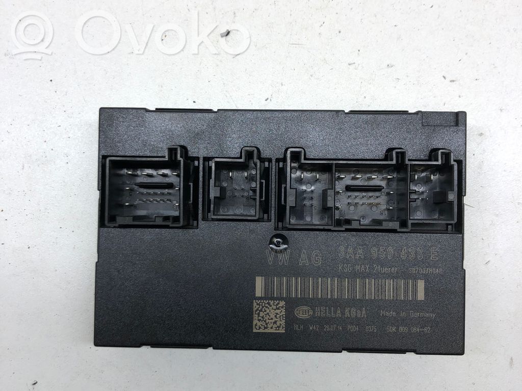 Volkswagen PASSAT CC Mukavuusmoduuli 