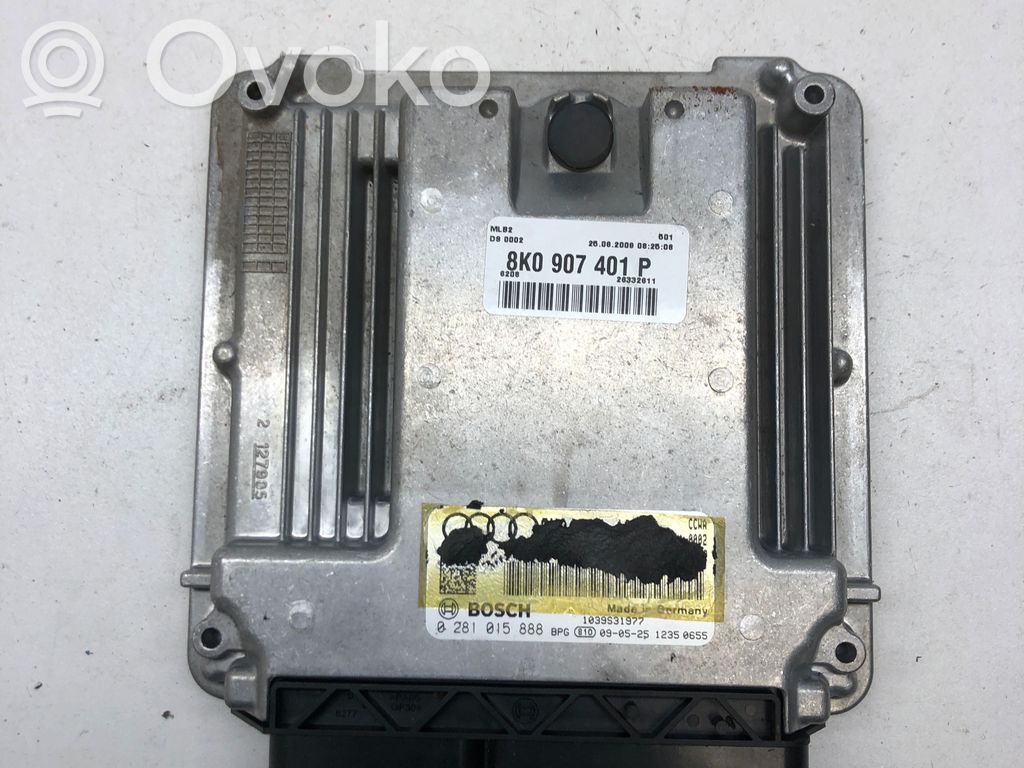 Audi A4 S4 B8 8K Unidad de control/módulo del motor 