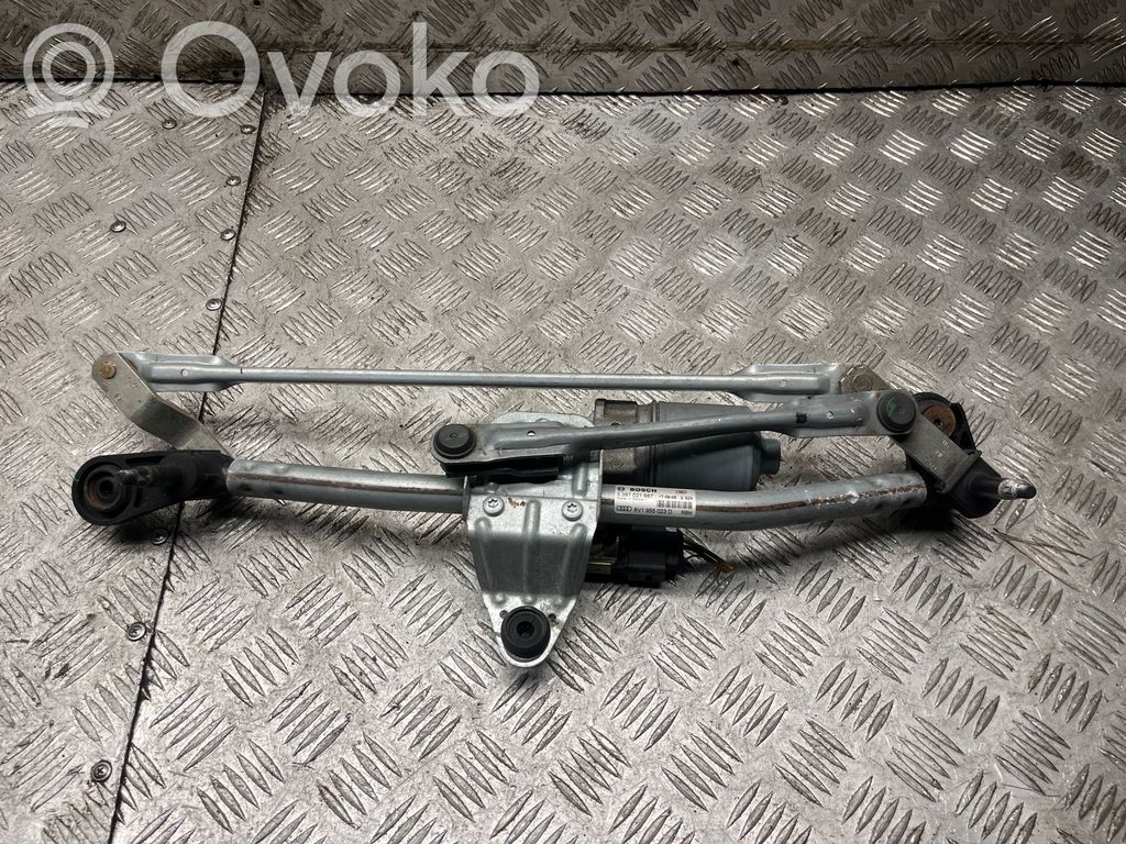 Audi A3 S3 8V Mechanizm i silniczek wycieraczek szyby przedniej / czołowej 