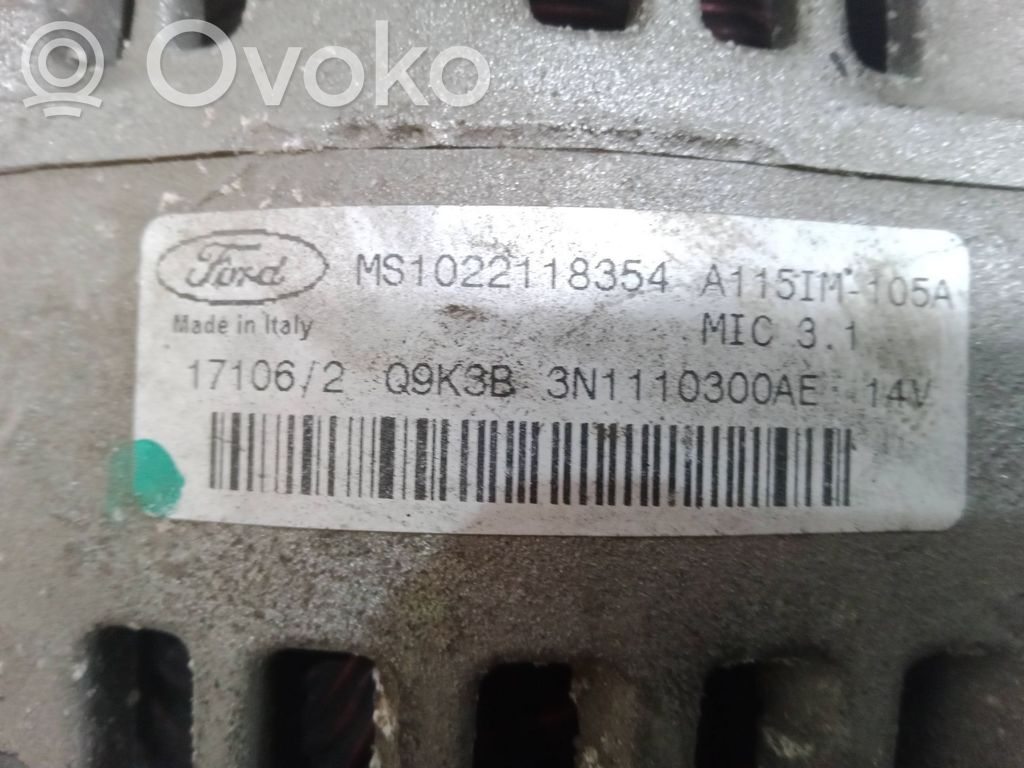 Generator/alternator   MS1022118354,Q9K3B3N1110300AE