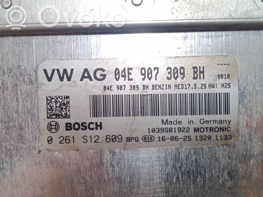 Engine control unit/module   04E907309BH,0261S12609,1039S81922