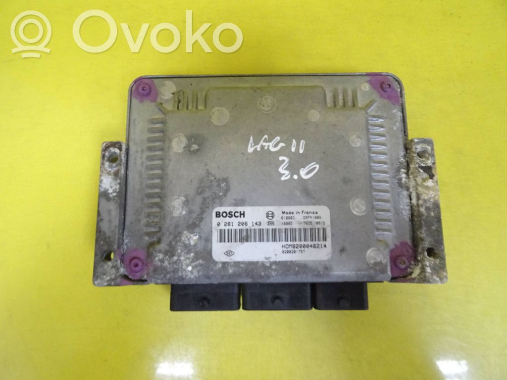 Engine control unit/module   0261206143,HOM8200046214