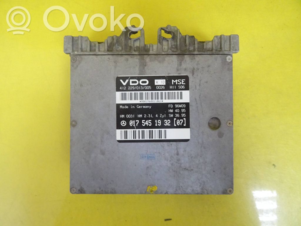 Mercedes-Benz E W210 Engine control unit/module ECU 