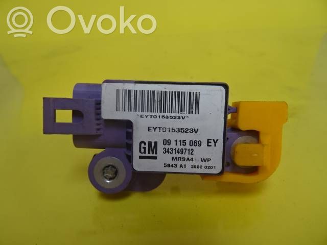Opel Corsa C Airbagsensor Crashsensor Drucksensor 