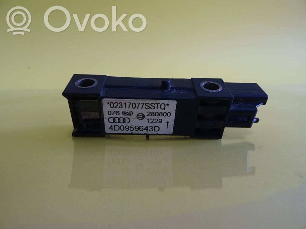 Airbag deployment crash/impact sensor   4D0959643D
