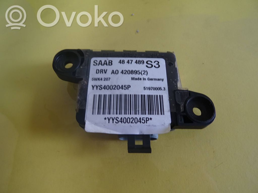 Saab 9-3 Ver1 Airbagsensor Crashsensor Drucksensor 