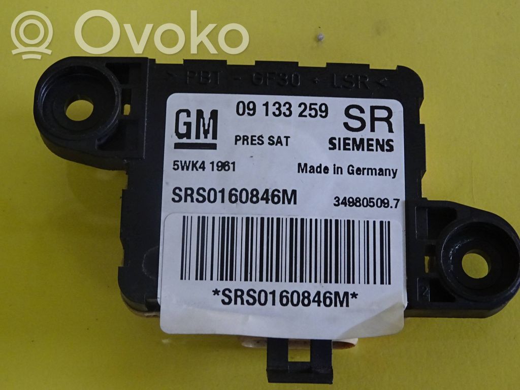 Airbagsensor Crashsensor Drucksensor   09133259