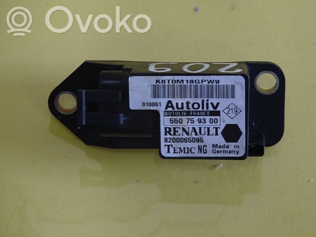 Renault Kangoo I Airbagsensor Crashsensor Drucksensor 