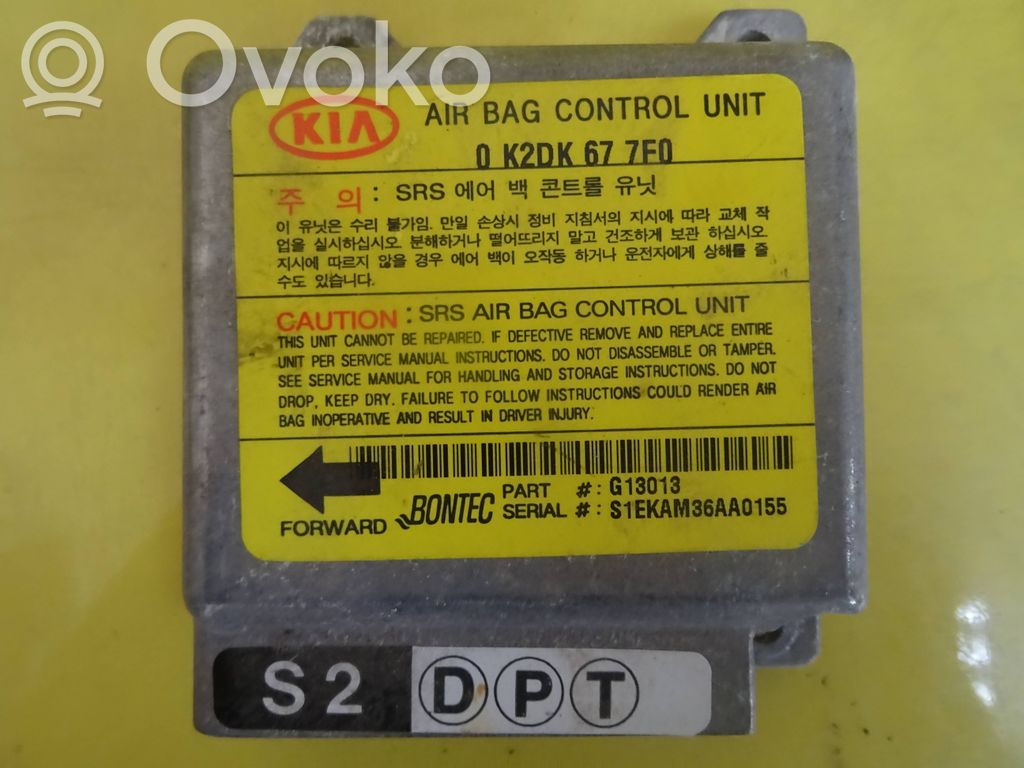Airbag control unit/module   0K2DK677F0