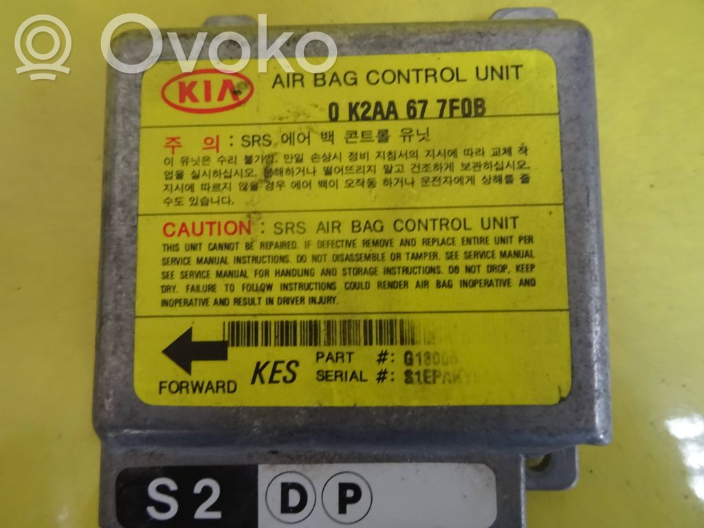 KIA Shuma Airbag control unit/module 