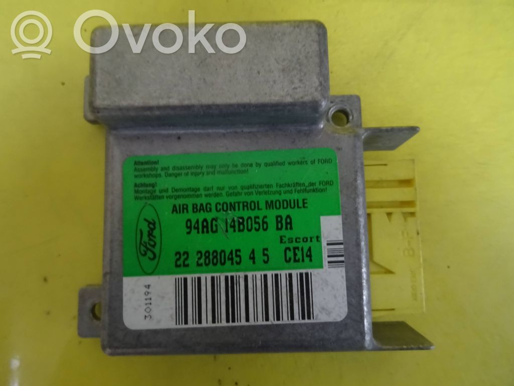 Airbag control unit/module   94AG14B056BA,2228804545