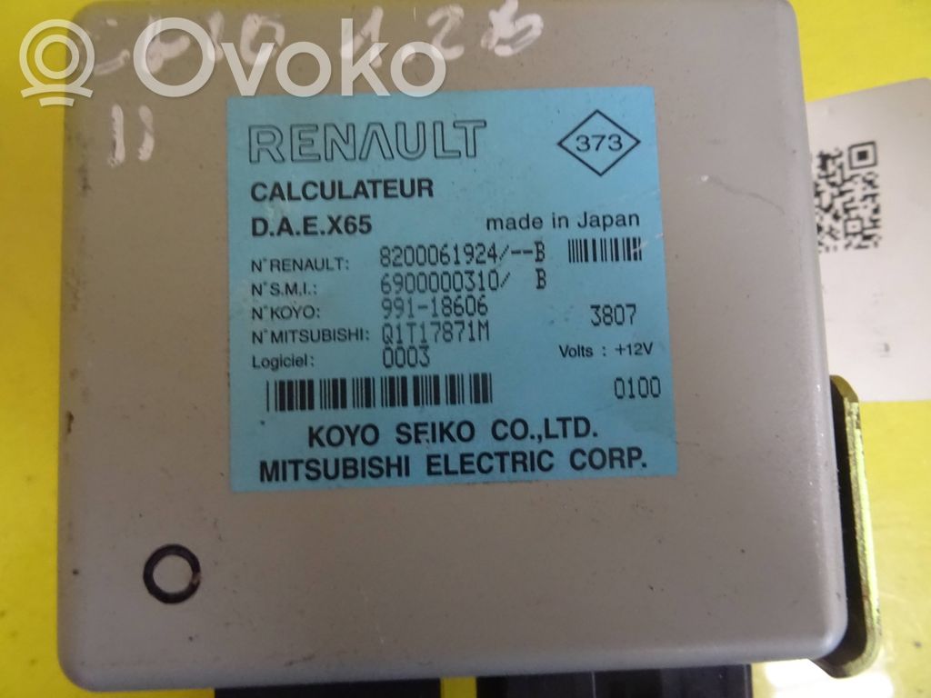 Renault Clio II Turvatyynyn ohjainlaite/moduuli 