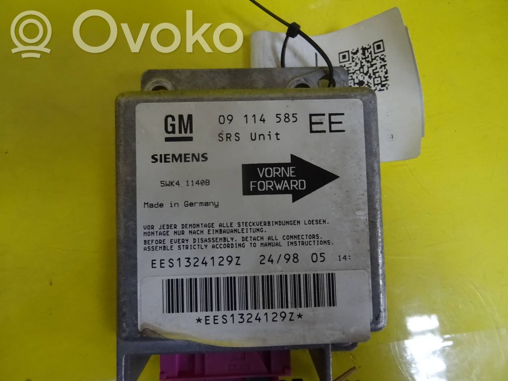 Opel Corsa B Airbag control unit/module 