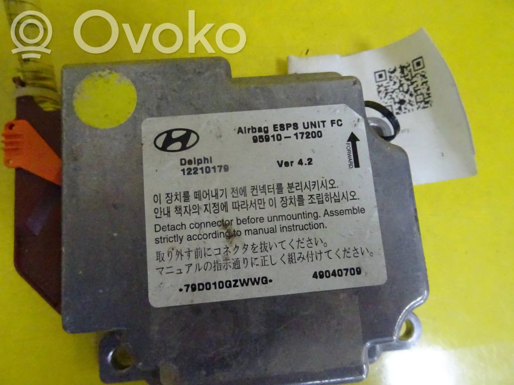 Hyundai Matrix Airbag control unit/module 