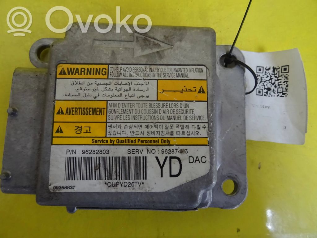 Airbag control unit/module   96282803