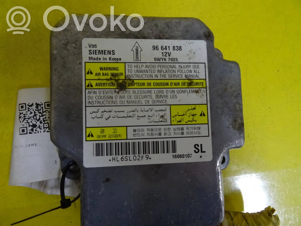 Chevrolet Epica Airbag control unit/module 