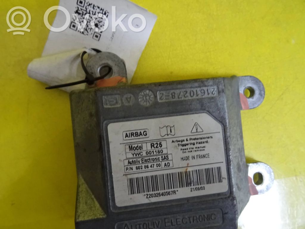 Rover 25 Airbag control unit/module 