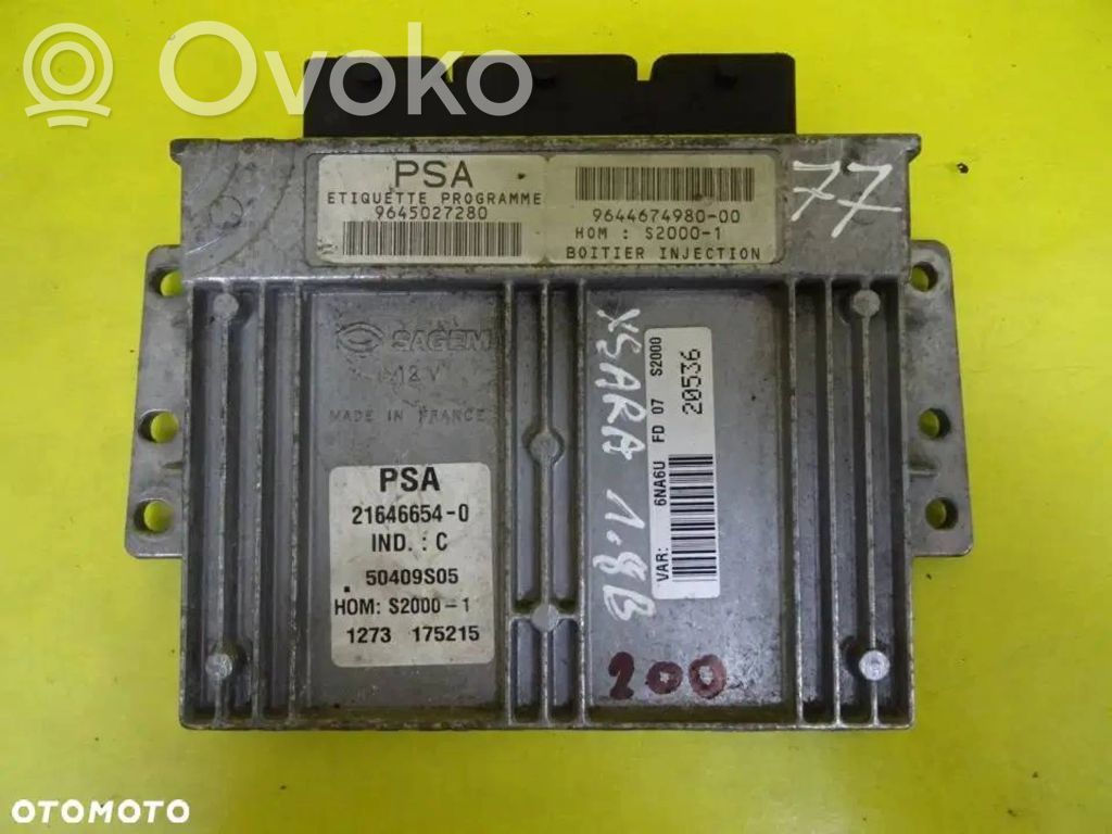 Engine control unit/module   9645027280,216466540