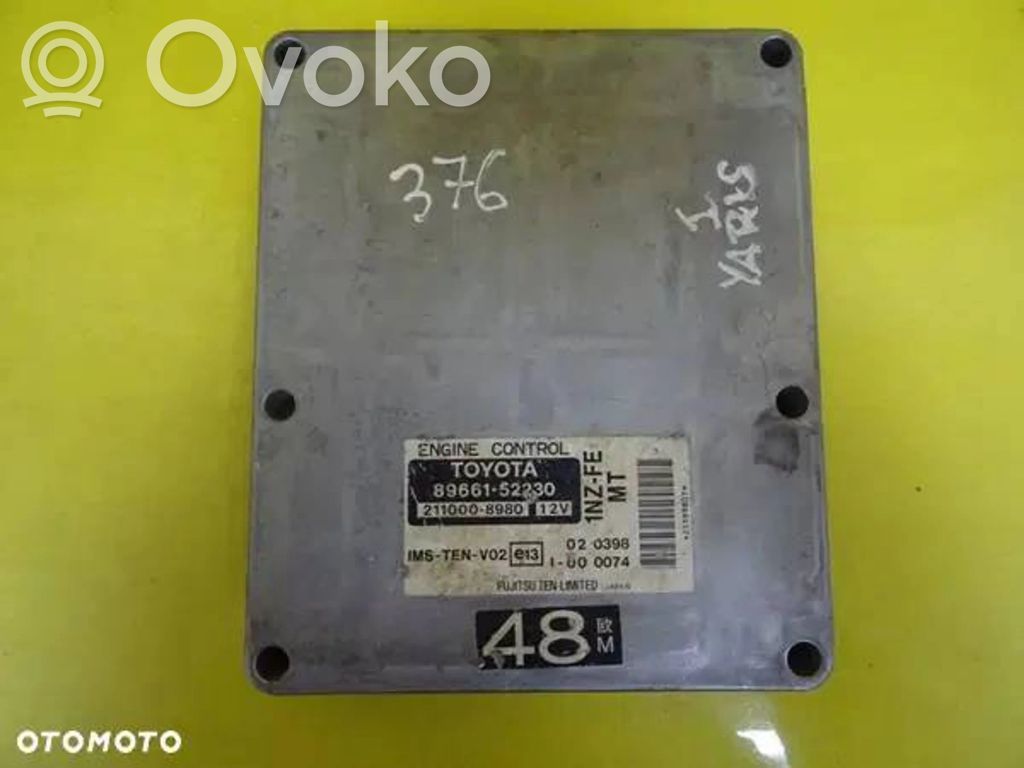 Toyota Yaris Engine control unit/module 