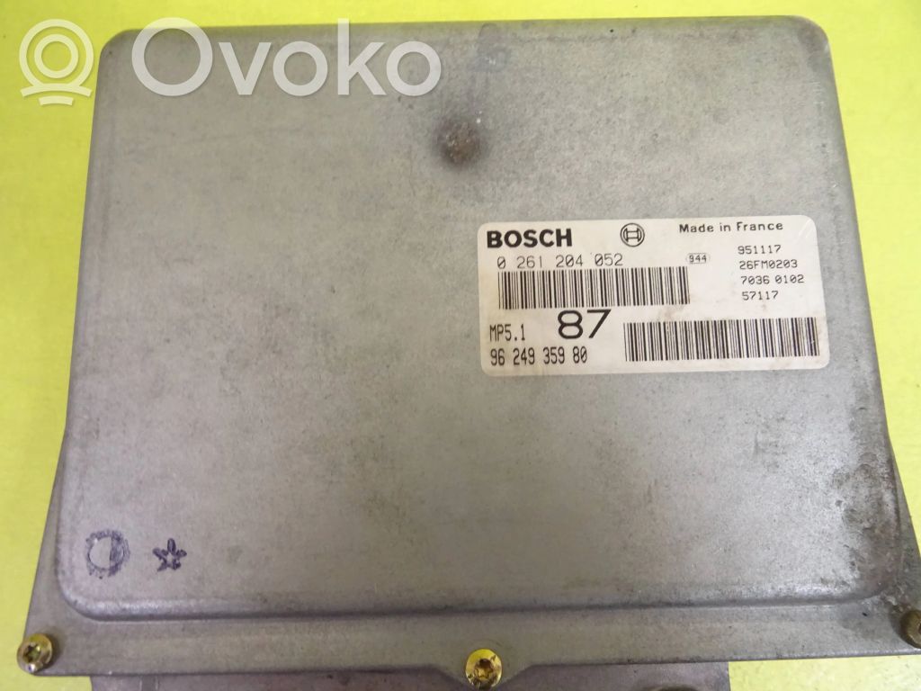 Peugeot 306 Variklio valdymo blokas 