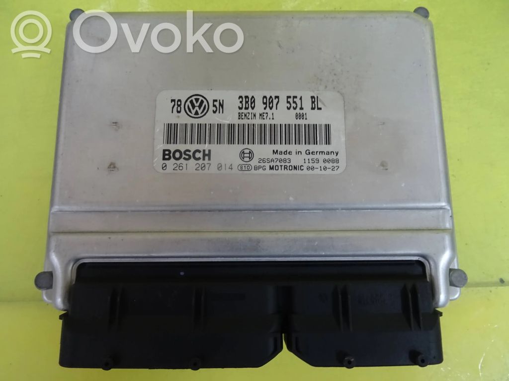 Engine control unit/module   3B0907551BL