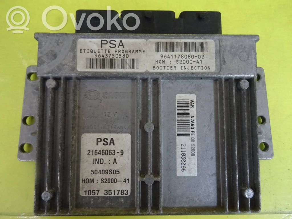 Citroen Xsara Picasso Engine control unit/module 