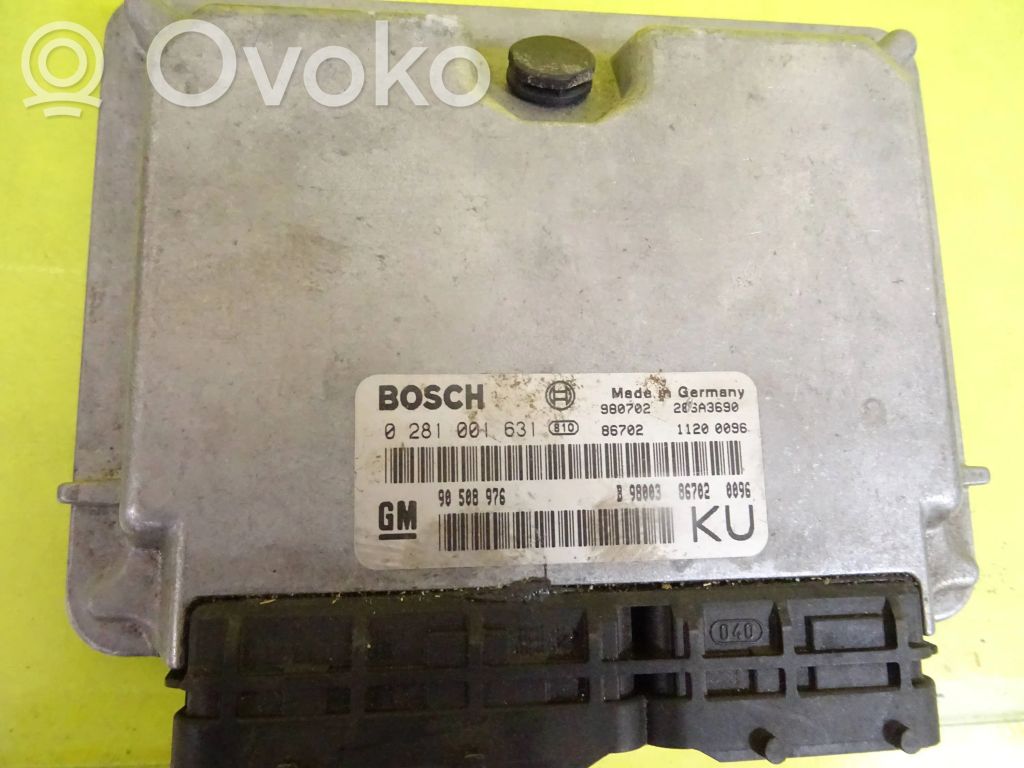 Engine control unit/module   0281001631,90508976