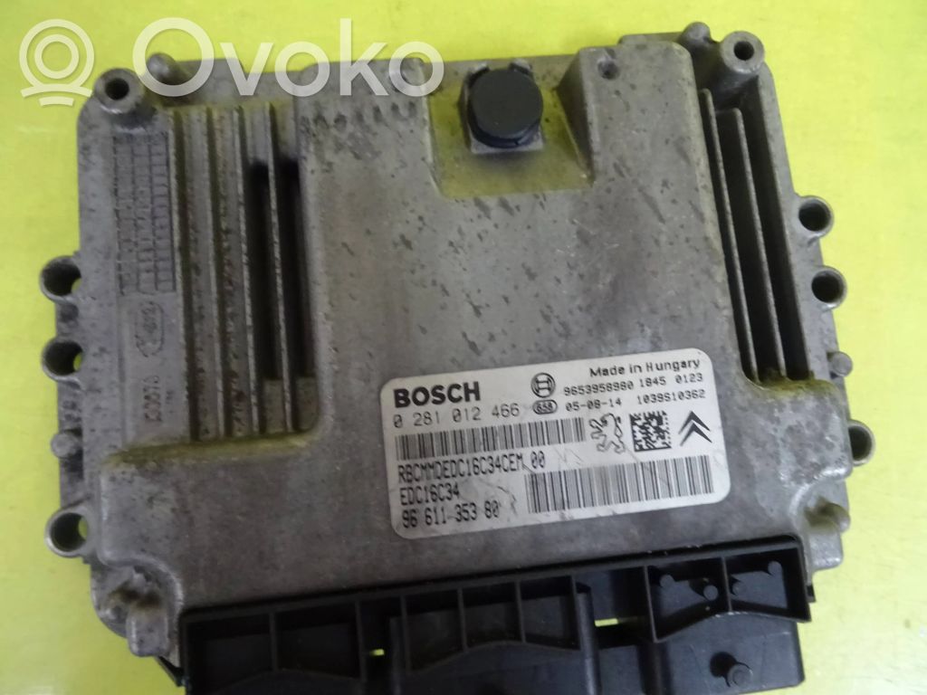 Citroen Xsara Picasso Engine control unit/module 