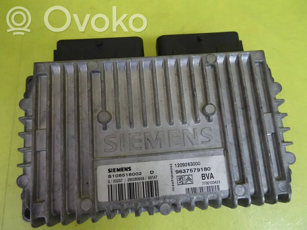 Sterownik / Moduł ECU   1209263000,S108518002