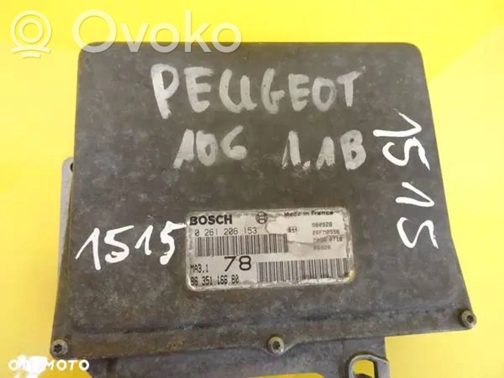 Peugeot 106 Engine control unit/module 