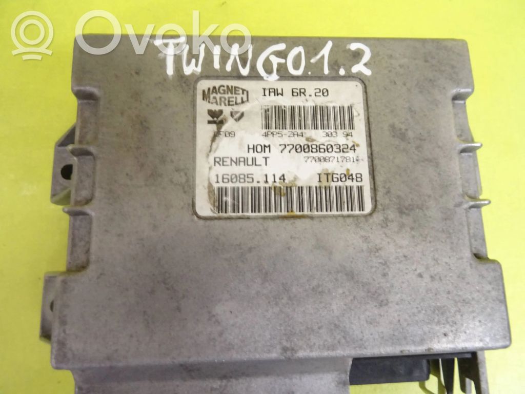 Engine control unit/module   HOM7700860324,IAW6R20