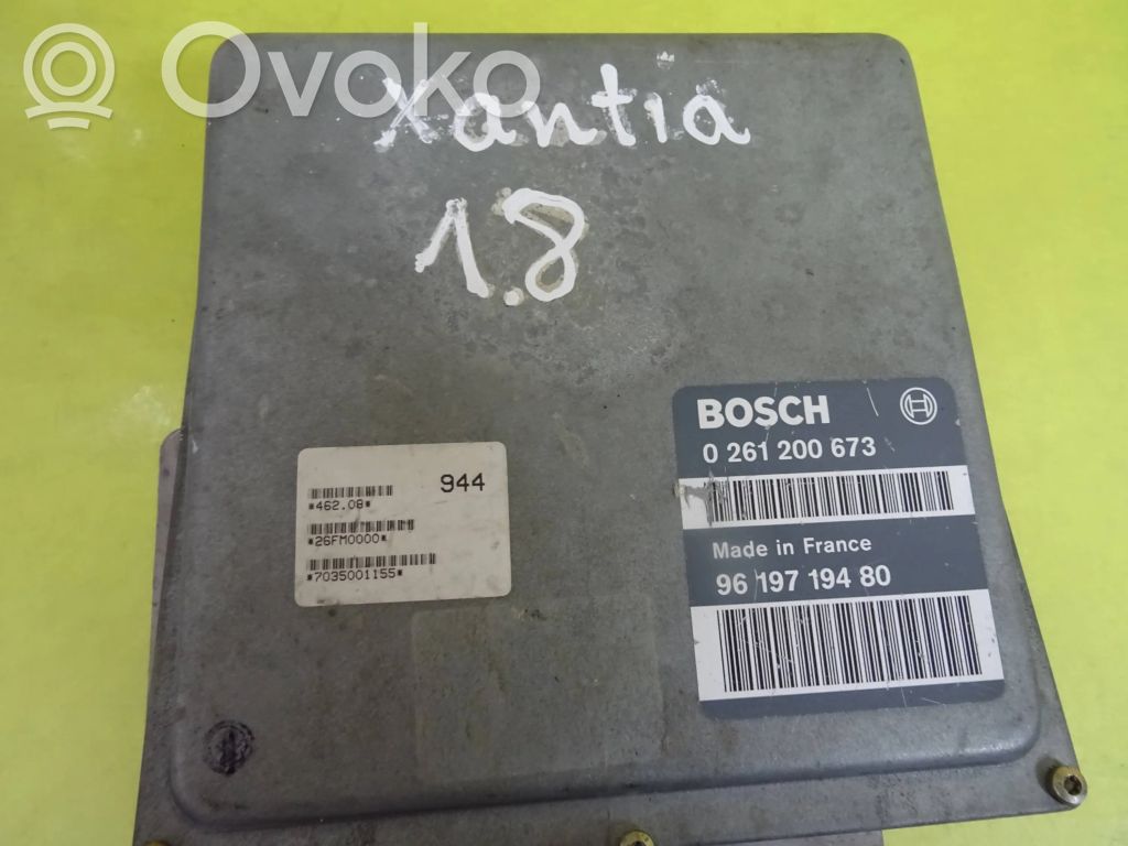Engine control unit/module   0261200673,9619719480