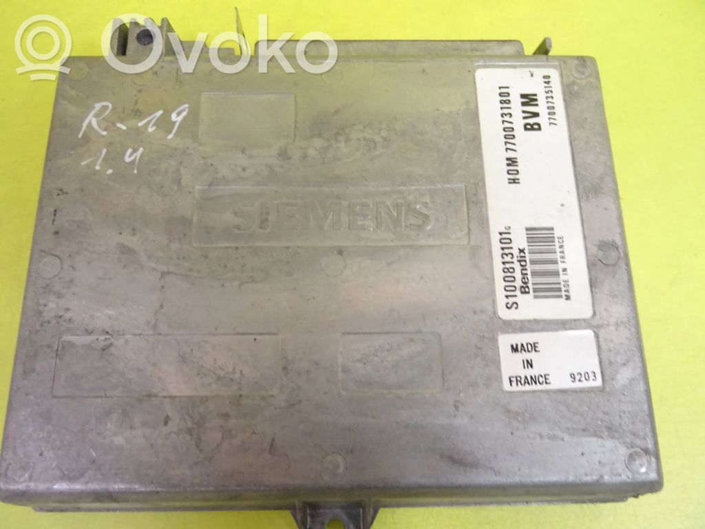 Renault 19 Engine control unit/module 