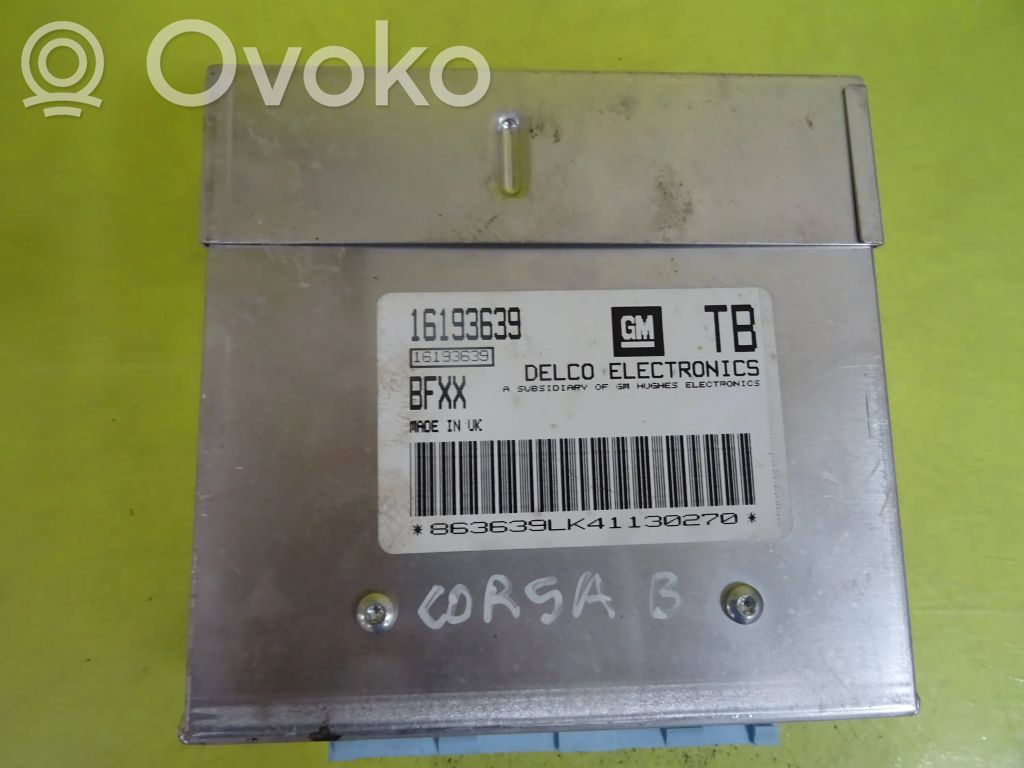 Opel Corsa B Engine control unit/module 