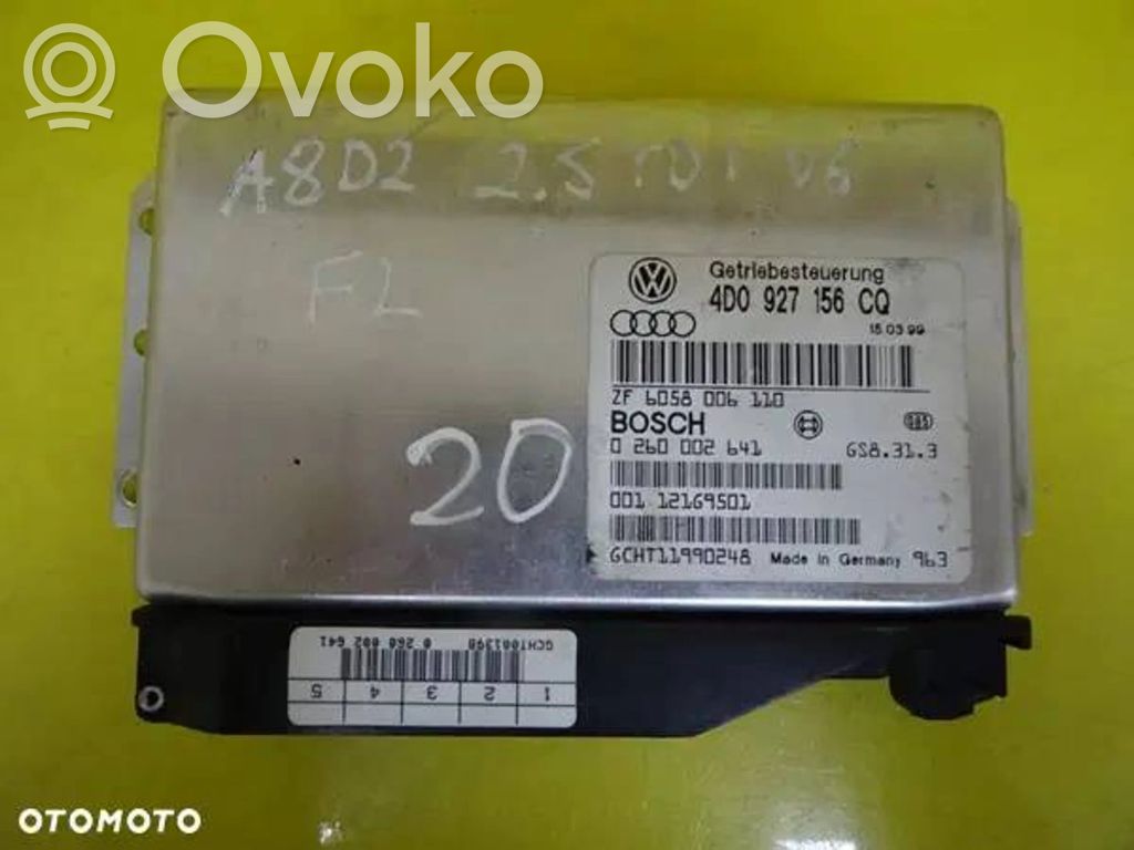 Audi A8 S8 D2 4D Gearbox control unit/module 