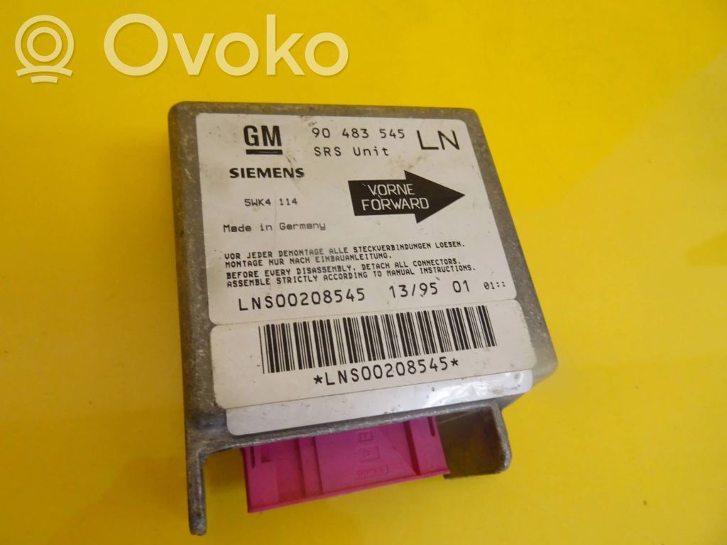 Airbag control unit/module   90483545