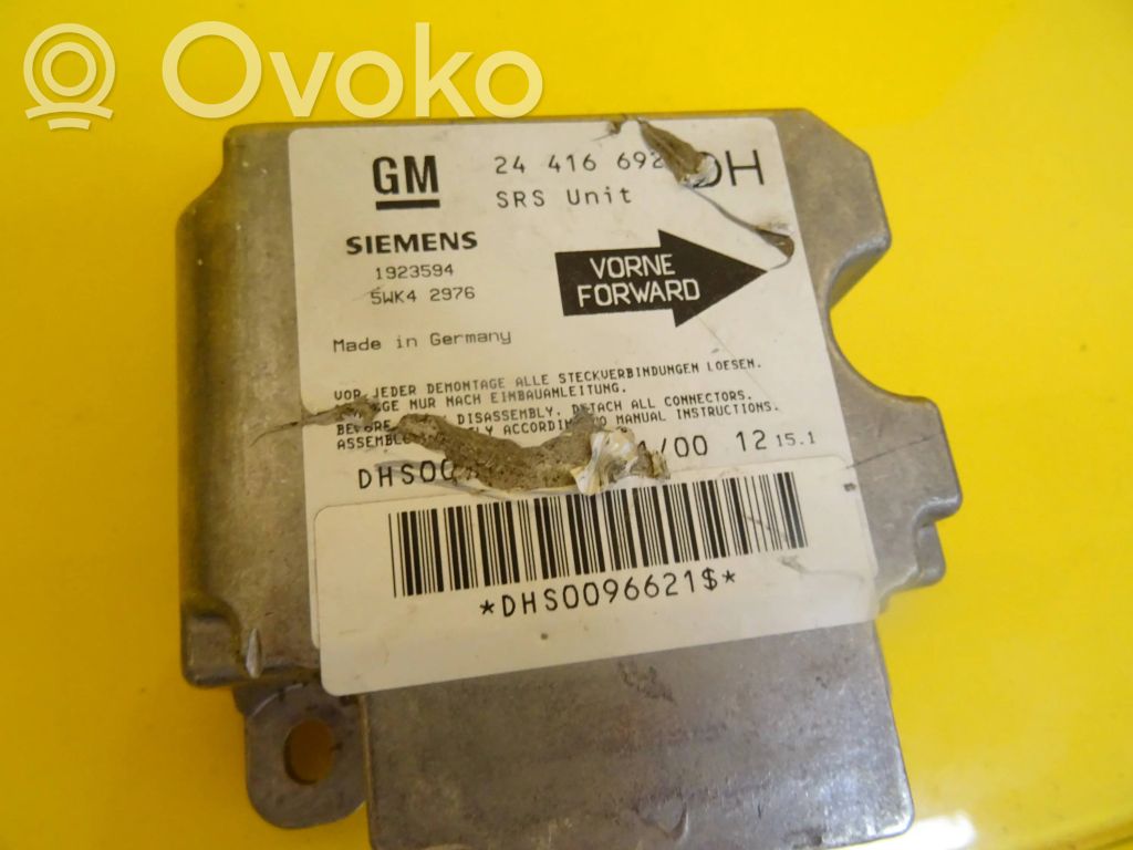 Opel Corsa B Airbag control unit/module 