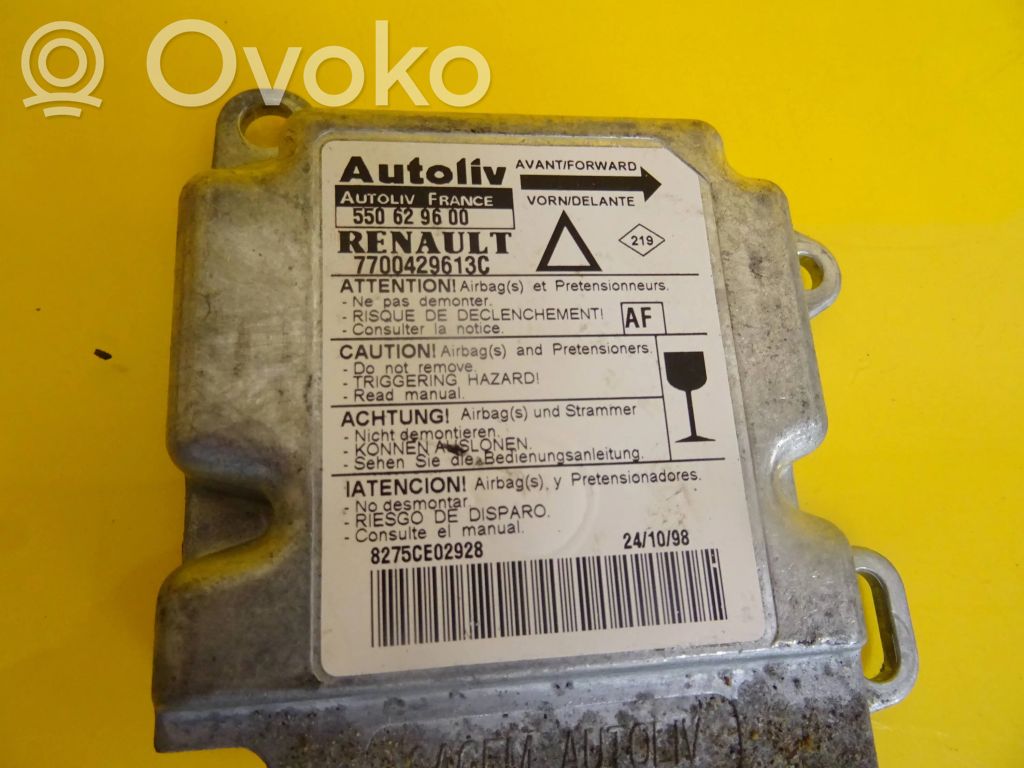 Renault Laguna I Airbag control unit/module 