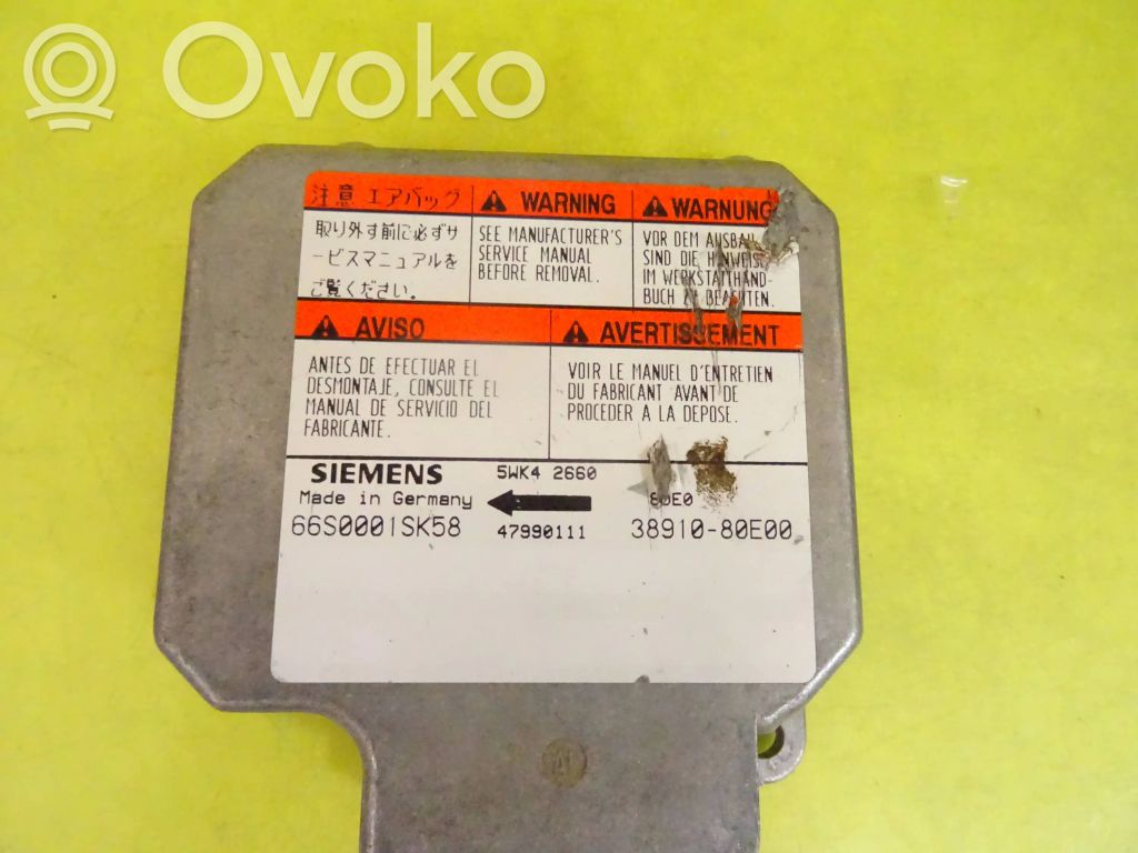 Suzuki Swift I Unidad de control/módulo del Airbag 