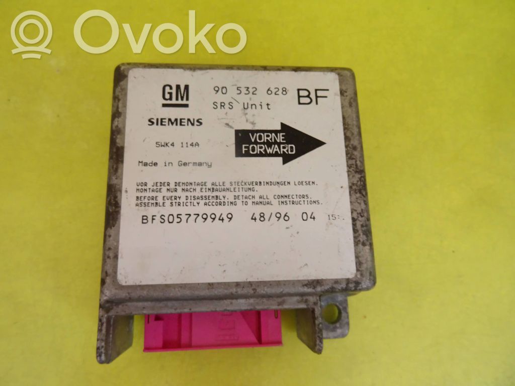 Opel Corsa B Airbag control unit/module 