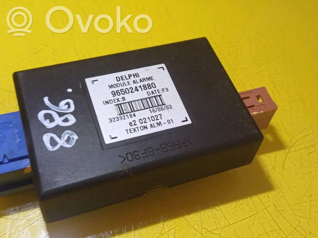 Citroen C3 Pluriel Alarm control unit/module 