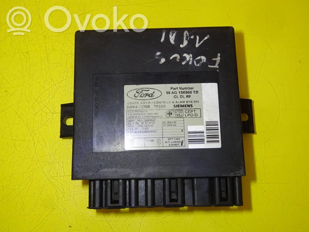Ford Focus Comfort/convenience module 